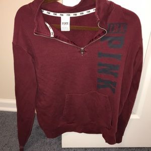 Victoria’s Secret pink quarter zip
